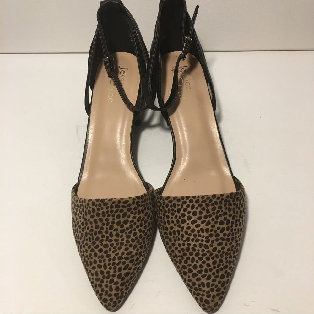 Jessica Cline Shoes Leopard Print Size 8.5W